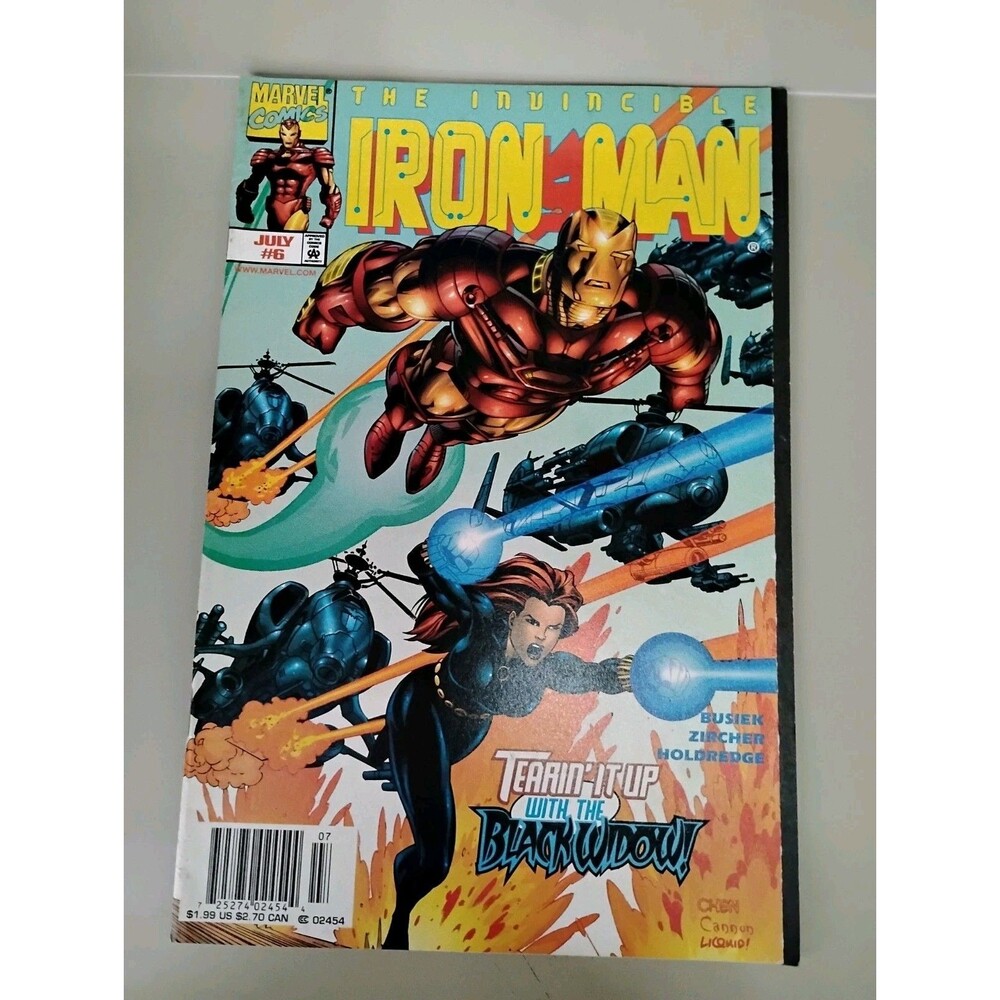 Marvel Comics The Invincible Iron Man #6 July 1998 Eric Cannon Cover
